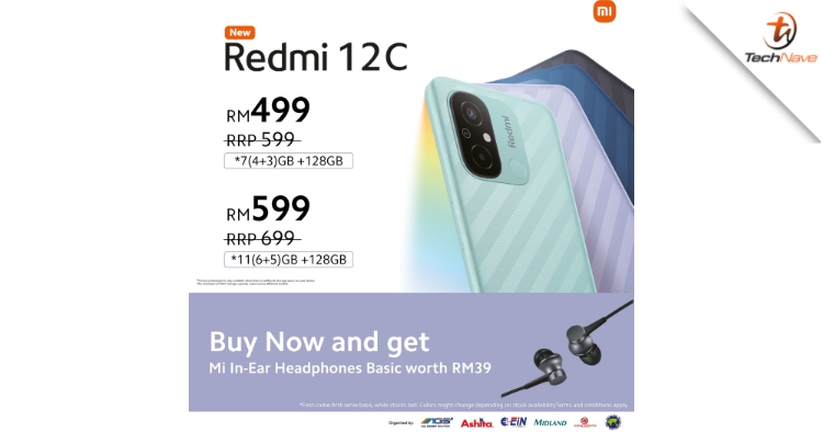 Smartphone Xiaomi Redmi 12C 4/128GB Ocean Blue - Style Store