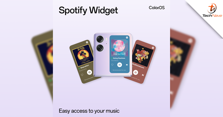 OPPO rolls out new Spotify Widget for the Find N2 Flip