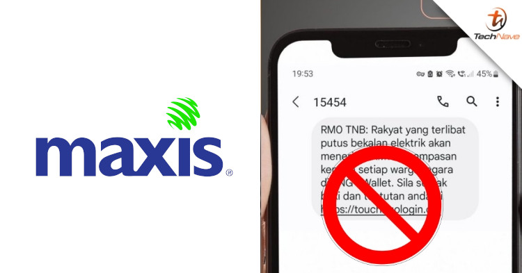 Maxis to officially block SMS with URLs on 2 May 2023