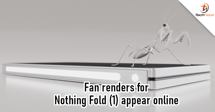Nothing Fold (1) fan render shows LED lights on the hinge