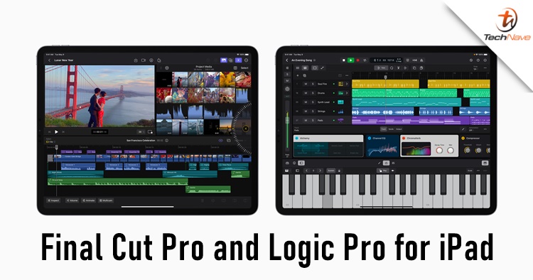 Final Cut Pro and Logic Pro will be available for iPad users this month