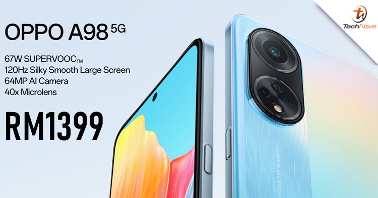 OPPO A98 5G Malaysia pre-order - SD 660, 8GB Extended RAM & more, priced at RM1399