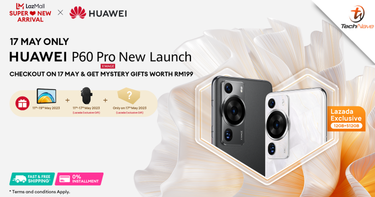 Huawei P60 Pro exclusively available on Lazada for pre-order with plenty of freebies