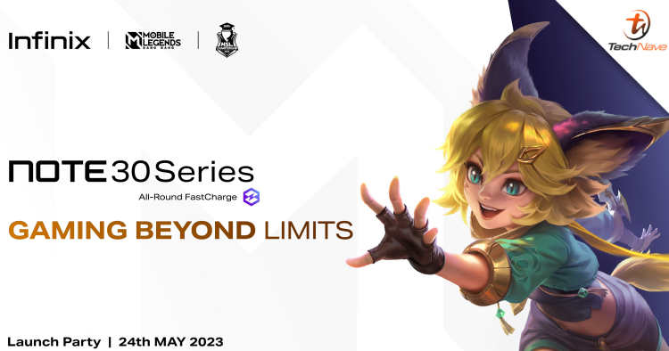 Infinix Note 30 series coming to Malaysia on 24 May 2023, partnering with JBL and Mobile Legends: Bang Bang