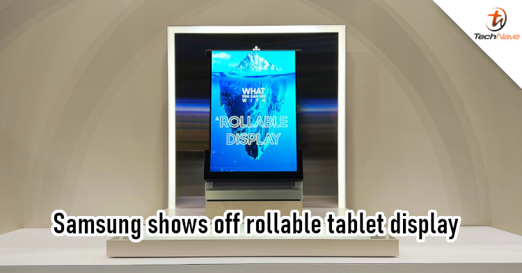 Samsung showcases new flexible display tech, including a large rollable OLED display
