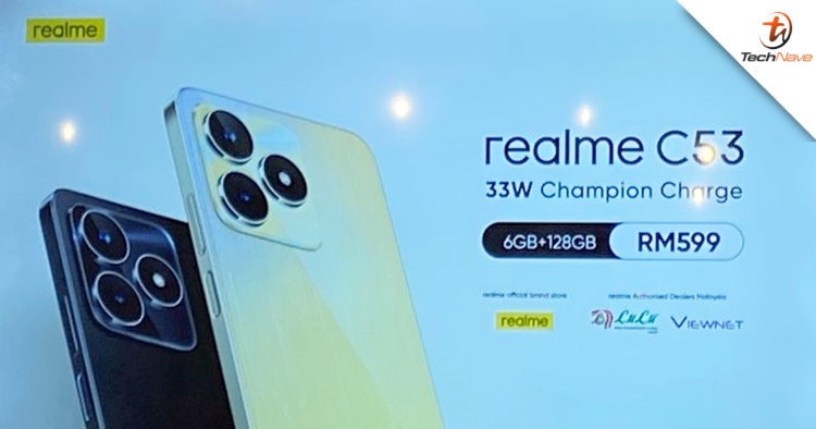 realme C53 Malaysia release - up to 12GB Dynamic RAM & 33W SuperVOOC charging, priced at RM599