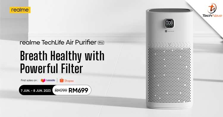 realme TechLife Air Purifier Pro Malaysia release - special launching promo at RM699