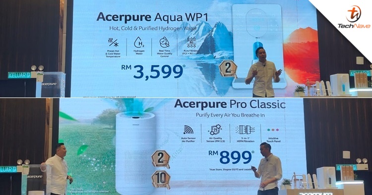 Acerpure Aqua WP1 & Pro P2 Classic Malaysia release - now available for RM3599 & RM899 respectively