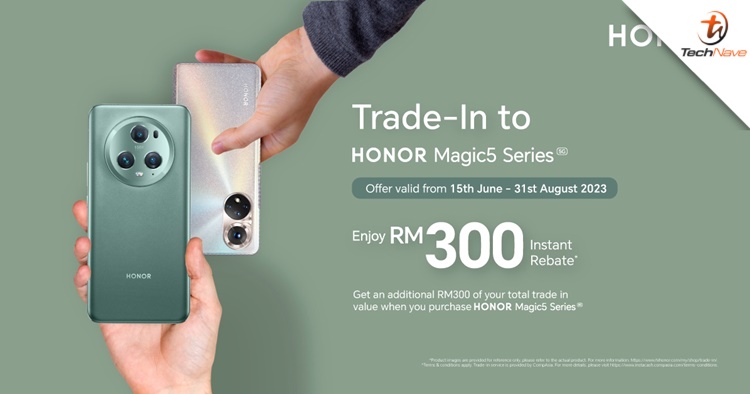 You can now trade in any old phones for the HONOR Magic5 series and get RM300 rebate
