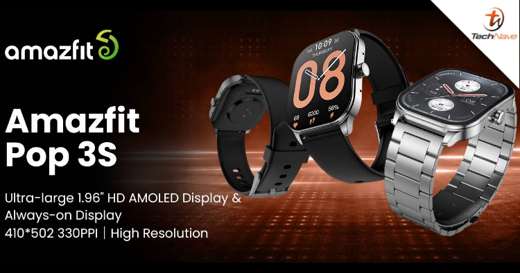 Amazfit Pop 3S release: 1.96-inch AMOLED display, IP68 rating and 12 days battery life from ~RM197