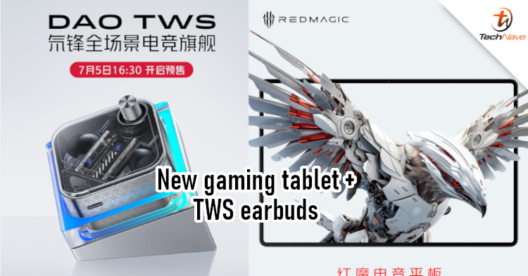 Nubia Red Magic Tablet and DAO TWS earbuds confirmed for 5 Jul 2023