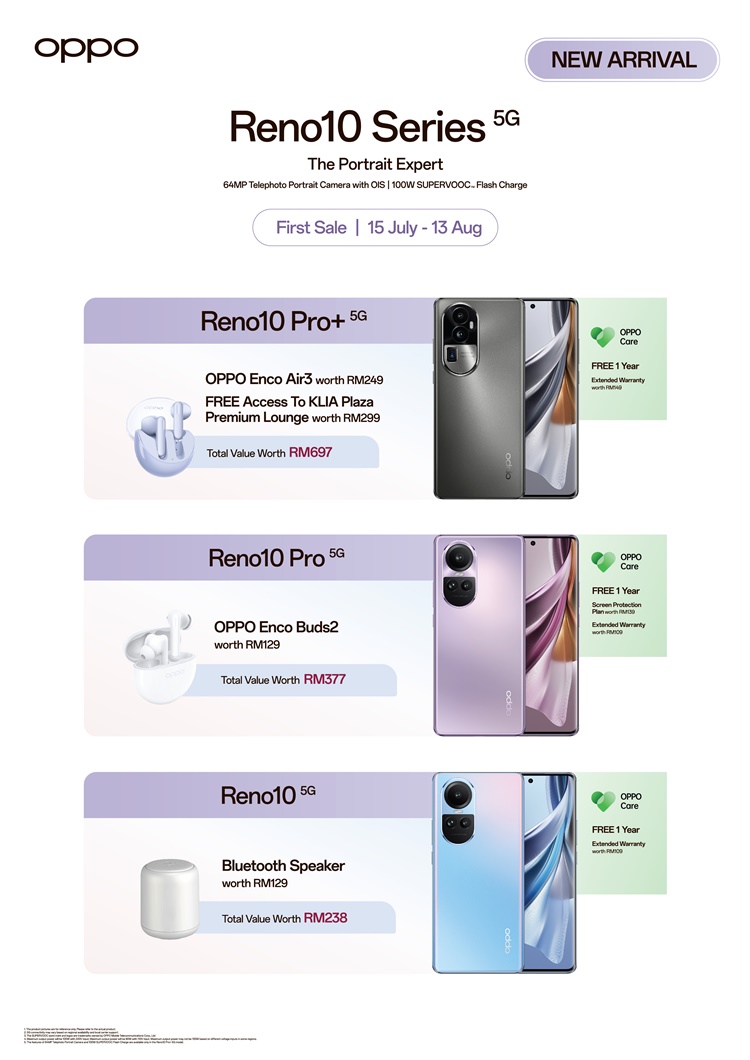 oppo reno free gift