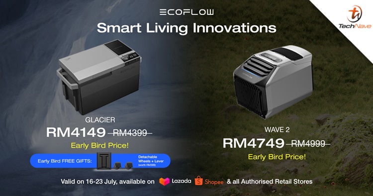 EcoFlow GLACIER & WAVE 2 Malaysia release - special early bird price at RM4149