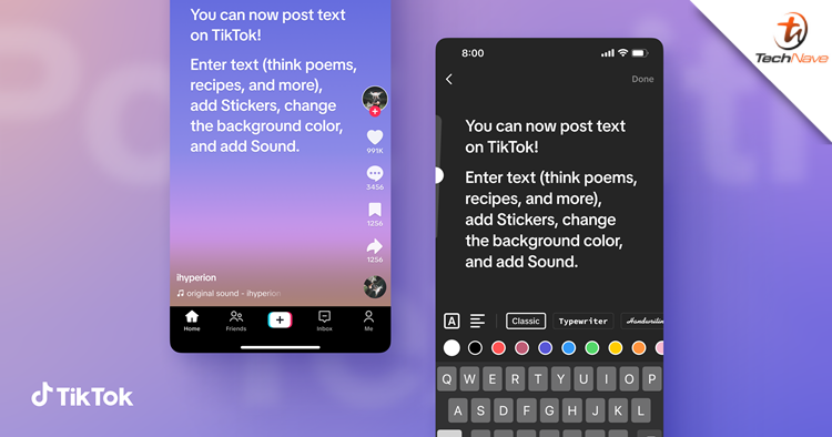 TikTok now allows you to post text-based content on its platform