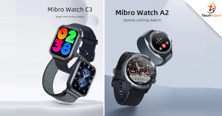 Mibro Watch A2 and C3 Malaysia release: Bluetooth calling, heart-rate monitoring, 10-day battery life, and more from RM169