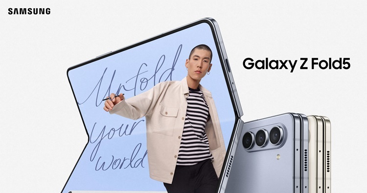 Samsung Galaxy Z Fold5 Malaysia pre-order - now with a full folding Flex hinge, starting price at RM6799