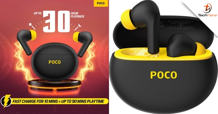 POCO Pods release - 12mm driver, IPX4 rating and 30-hour battery life at ~RM66
