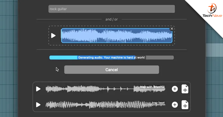 You can now generate music samples from AI text prompts with TextToSamples plugin