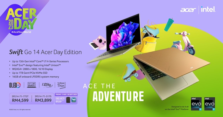 Acer Day 2023 returns with activities, promotions, giveaways & laptops ...