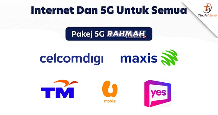 All telco service providers in support of RAHMAH 5G package & RAHMAH Public Servant Postpaid Incentive