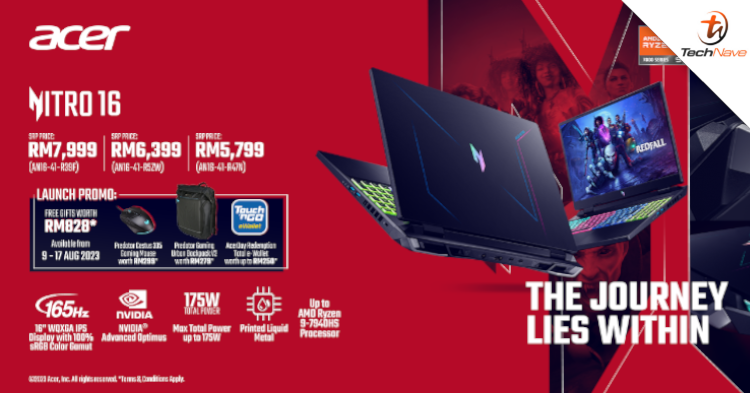 Acer Nitro 16 Release - This entry level gaming laptop is available from RM5799.00