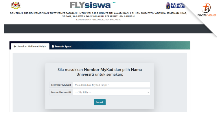 Remember the RM300 flight ticket subsidy? It is called FLYsiswa now and this is how you can apply for it