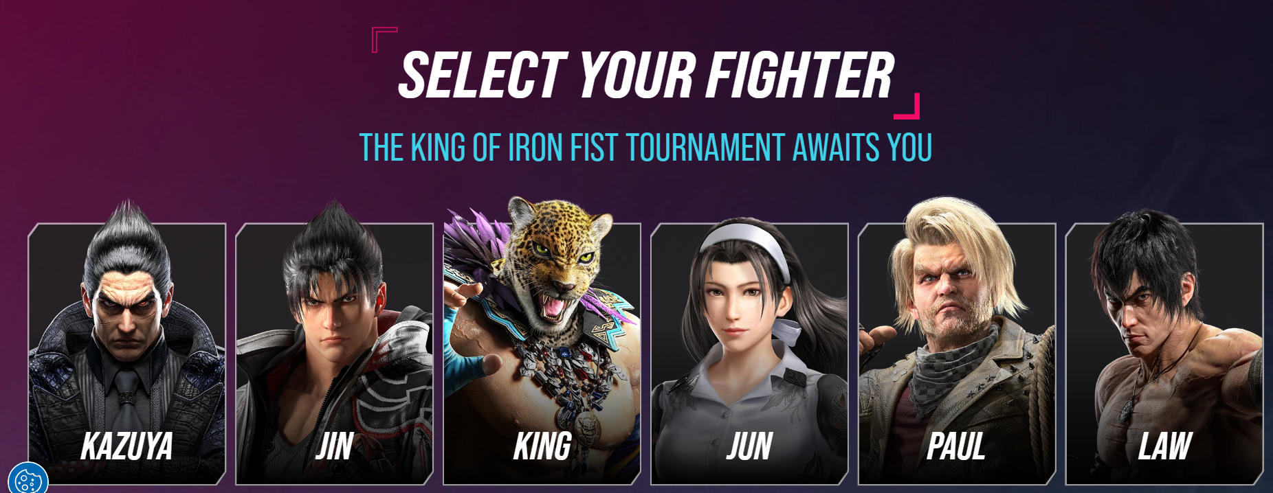 Tekken 8 Fan-Made Character Select Screen