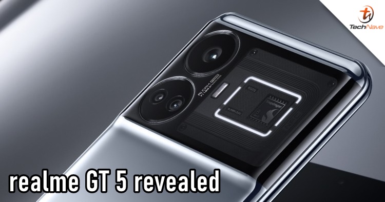 Official realme GT 5 design revealed with LED light & triple rear cameras