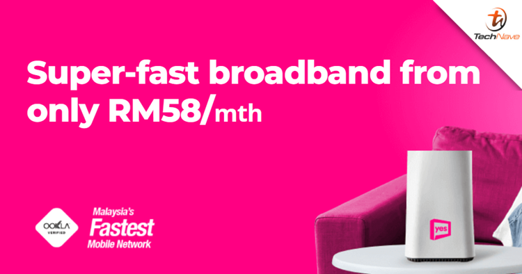 YES 5G Wireless Broadband Flexi plan available with unlimited 5G data for RM58/month