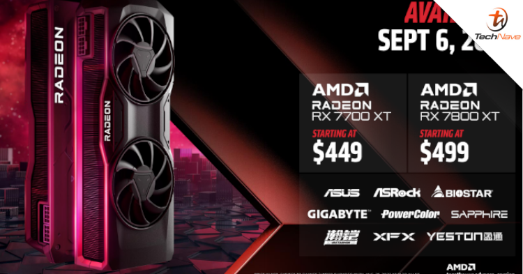 (Updated) AMD Radeon 7700 XT, 7800 XT and AMD FidelityFX Super Resolution (FSR) 3 are coming this September