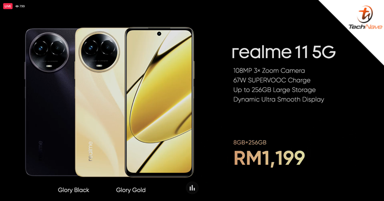 realme 11 5G Malaysia release - Dimensity 6100+ & 67W fast charge, priced at RM1199