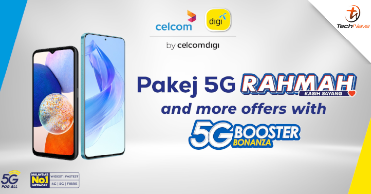 You can now enjoy Pakej 5G Rahmah and special 5G Booster with CelcomDigi