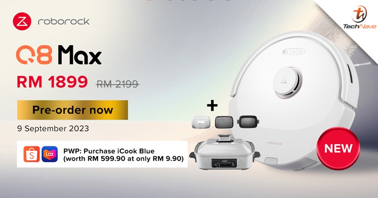 Today is the last day for Roborock's 9.9 sales for as low as RM1899