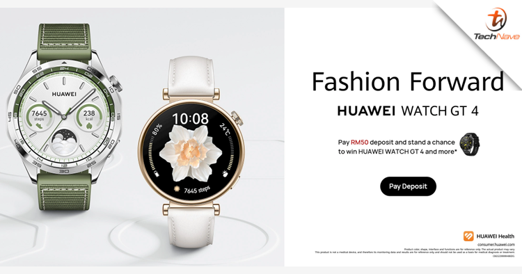 Huawei Watch GT 4 Series pre-order - deposit RM50 & stand a chance to win the same watch