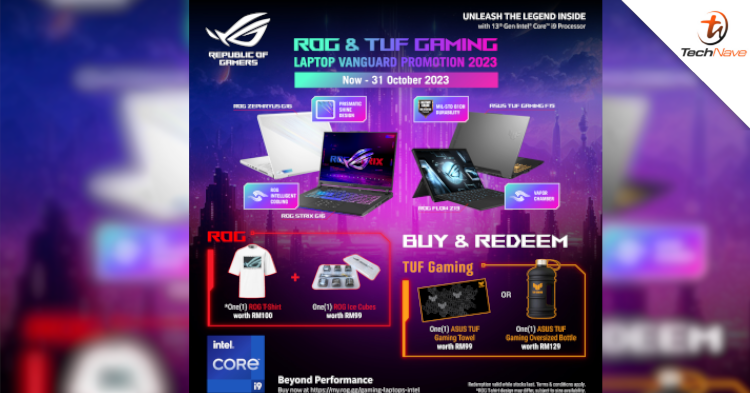 ASUS launches a new promotion for ROG & TUF gaming laptops - The offer runs from today until 31 October 2023