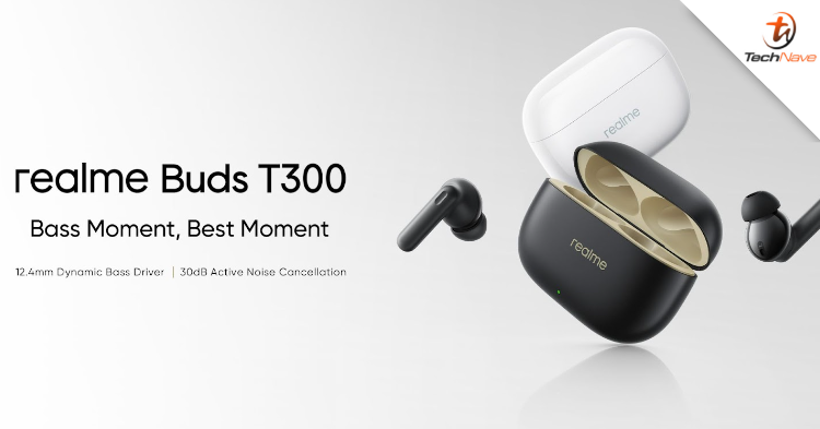 realme Buds T300 Malaysia release - Quad-mic Noise Cancellation. 50ms super low latency and many more from RM199