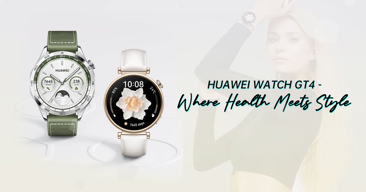 HUAWEI WATCH GT4 - Where Health Meets Style
