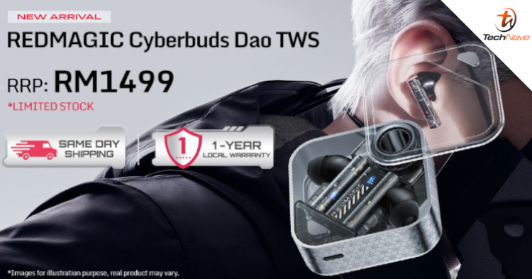 REDMAGIC Cyberbuds DAO TWS Malaysia release - Bluetooth 5.3, Qualcomm S5 and 28ms delay from RM1499