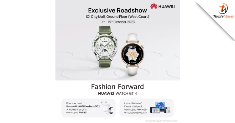 Catch HUAWEI’s fashion-forward exclusive roadshow at IOI City Mall Putrajaya from now until 15 October