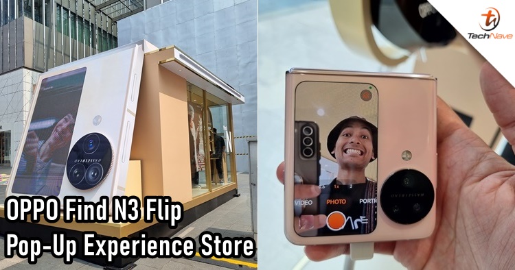 The OPPO Find N3 Flip Pop-Up Experience Store is now open to the public at Pavilion Kuala Lumpur