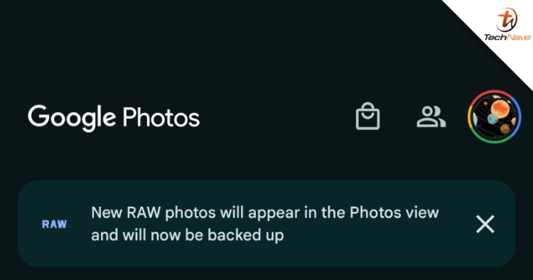 Users can now back up RAW images to Google Photos