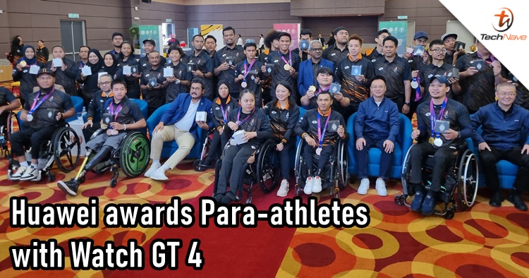 Huawei Malaysia presented 38 Malaysian para-athletes with a free Watch GT 4 each
