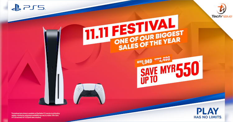 Planning to buy a PS5?  You can get the new console during the 11.11 Festival for as low as RM1949