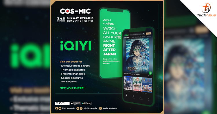 iQIYI Malaysia to power Cos-Mic 2023: Meet your favourite cosplayers at Sunway Pyramid from 3 to 5 November 2023