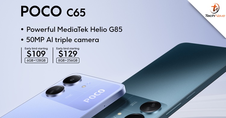 POCO C65 revealed with Helio G85, 50MP cam & more, starting price may start from RM500