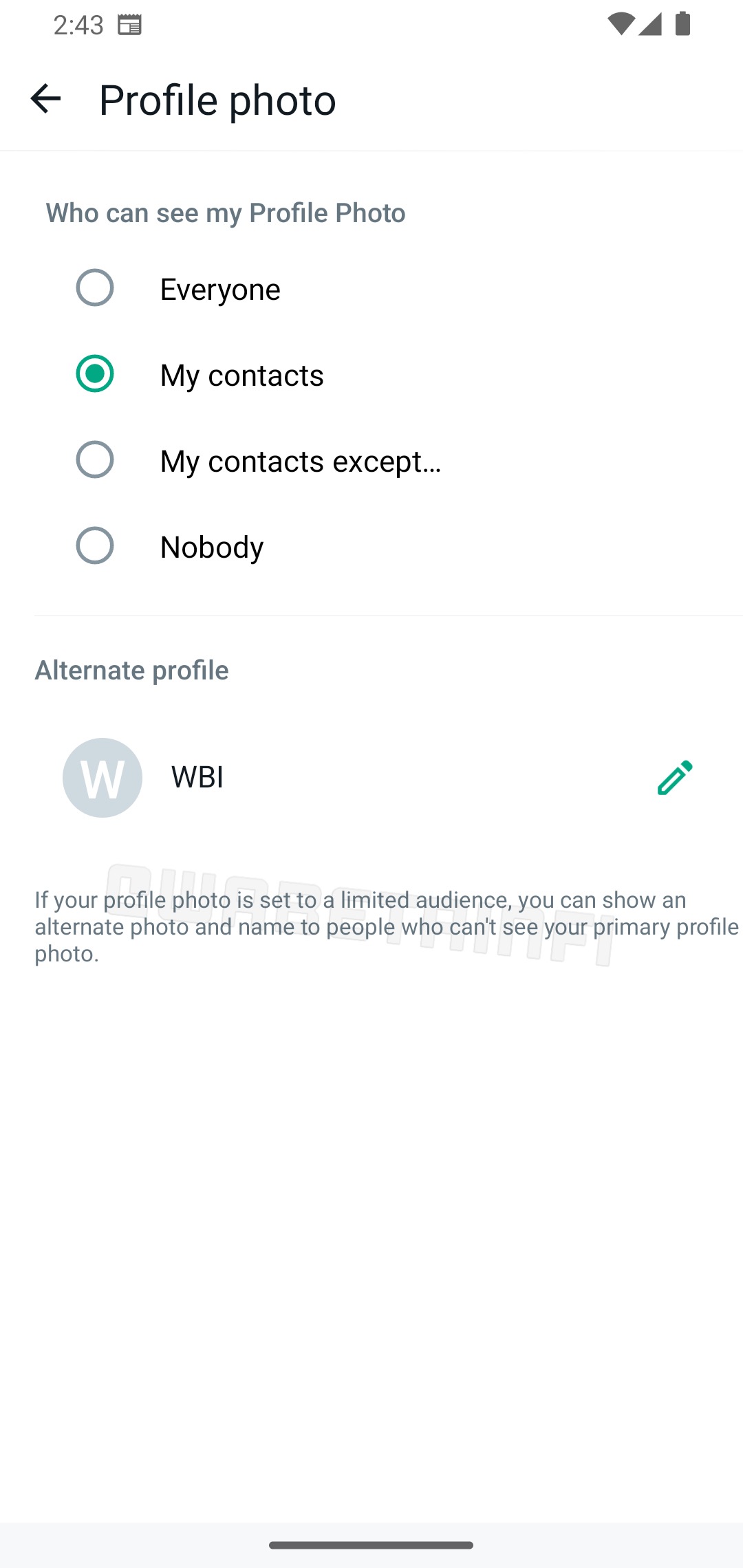 How to Add a Profile Picture in WhatsApp on Android 