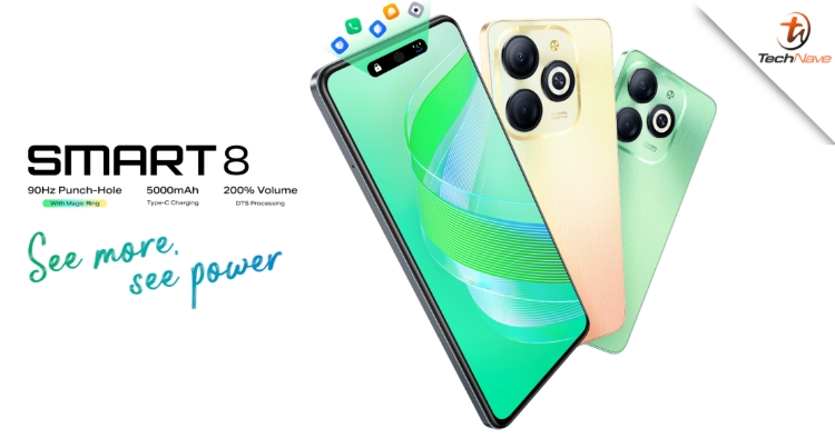 Infinix Smart 8 release - 6.6-inch 90Hz display and Unisoc T606 SoC from ~RM481