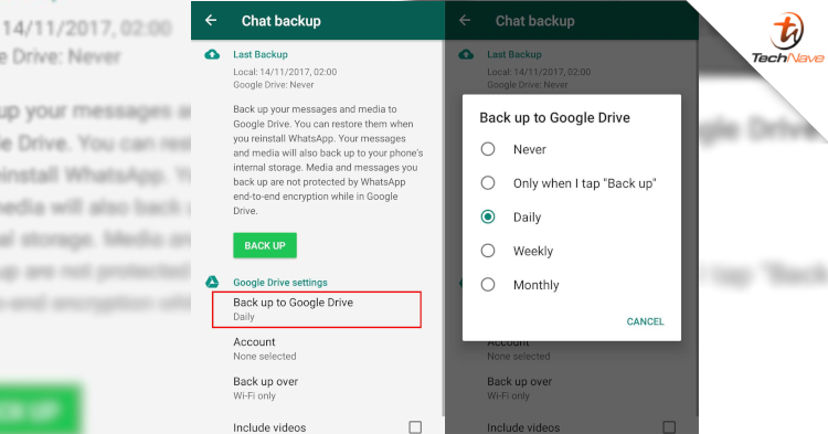 Your WhatsApp Chats will eat up your storage space - Even when it’s backed on Google Drive