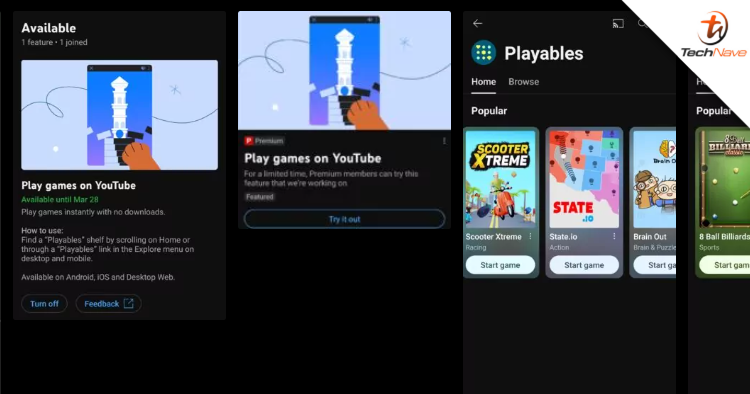Google is rolling out YouTube Playables to testers
