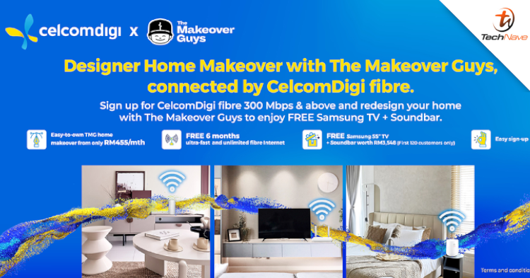 CelcomDigi x The Makeover Guys - Redesign your home and enjoy Ultra-fast 1Gbps fibre from only RM60 monthly